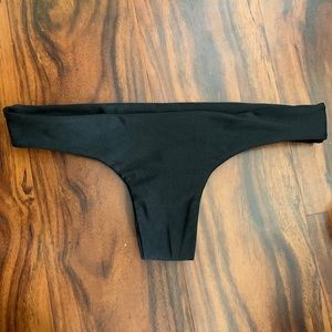 Lotus swimwear black bikini bottom. Size M